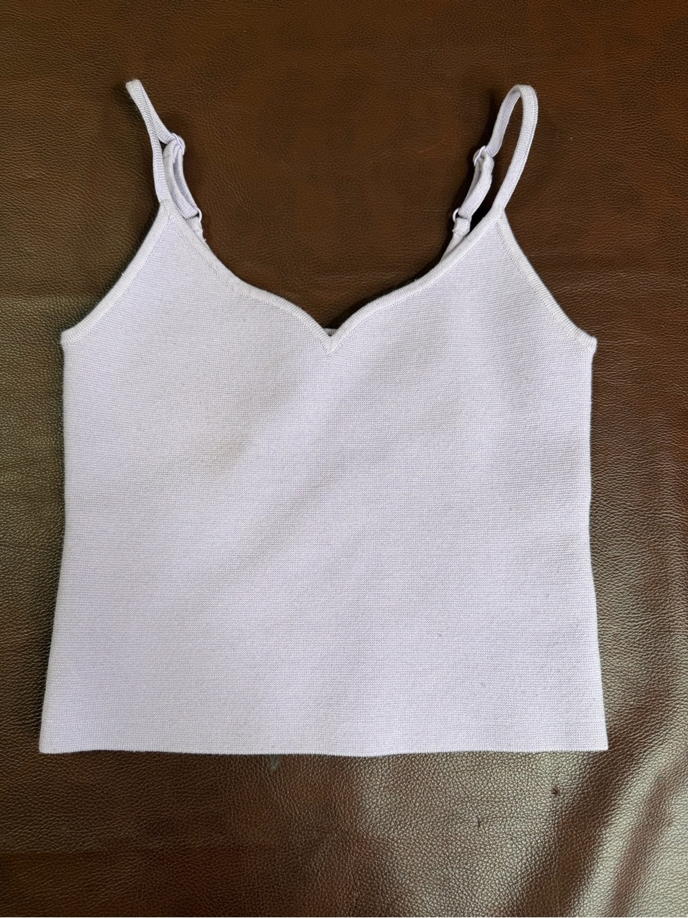 Express Women’s body contour Lilac Knit Cami Tank Top